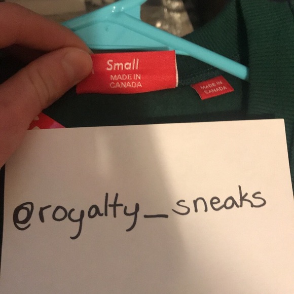 Supreme Fw18 green Crewneck - Picture 5 of 5